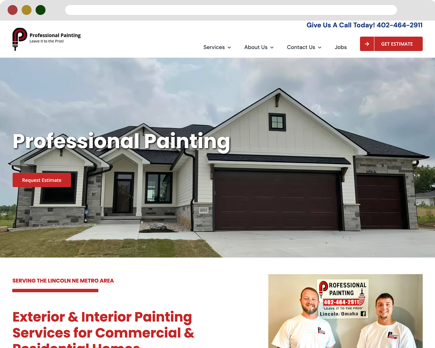 Professional Painting Website